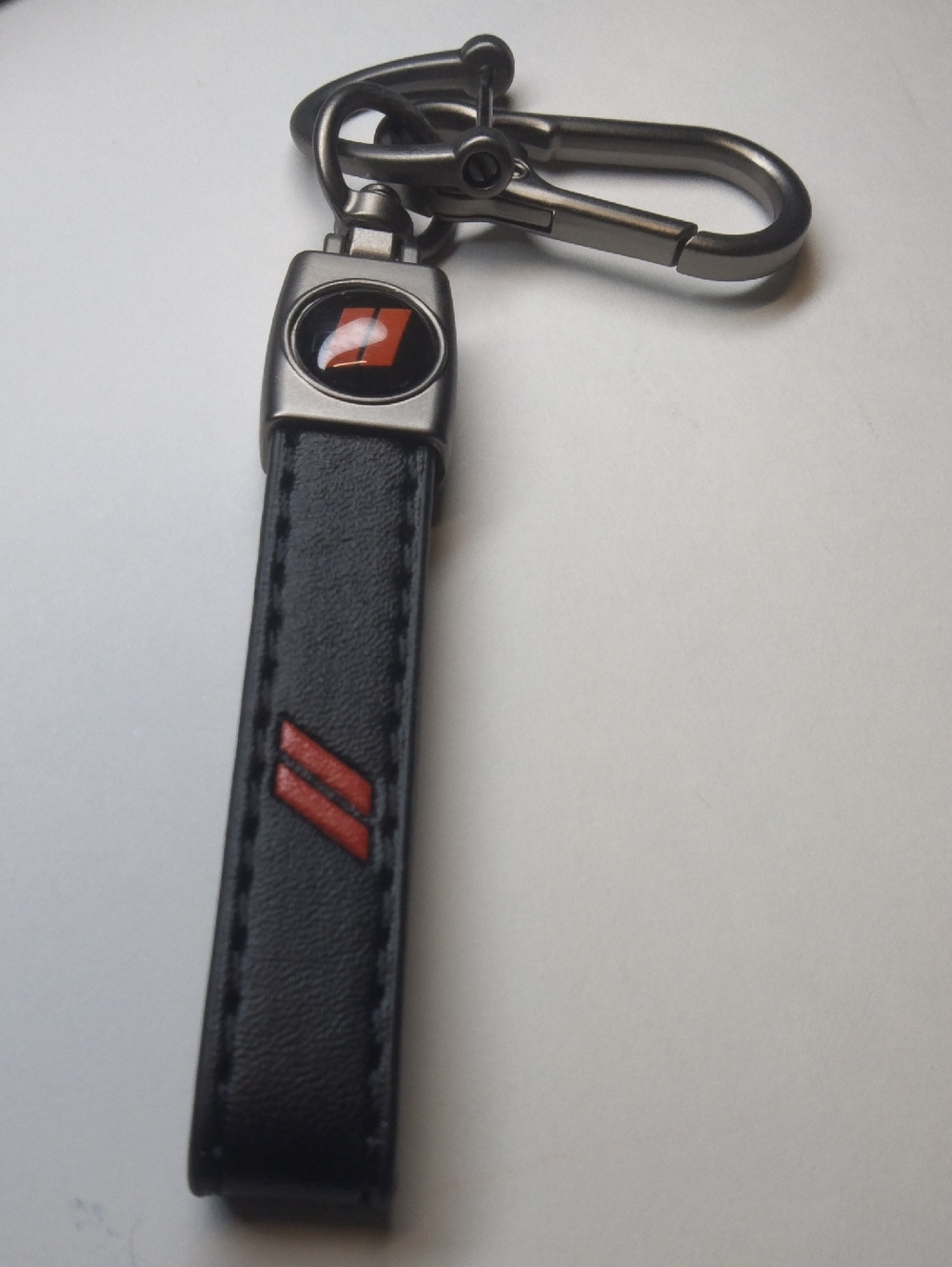 Keychain For Dodge Durango Carbon Fiber Red Trim New!